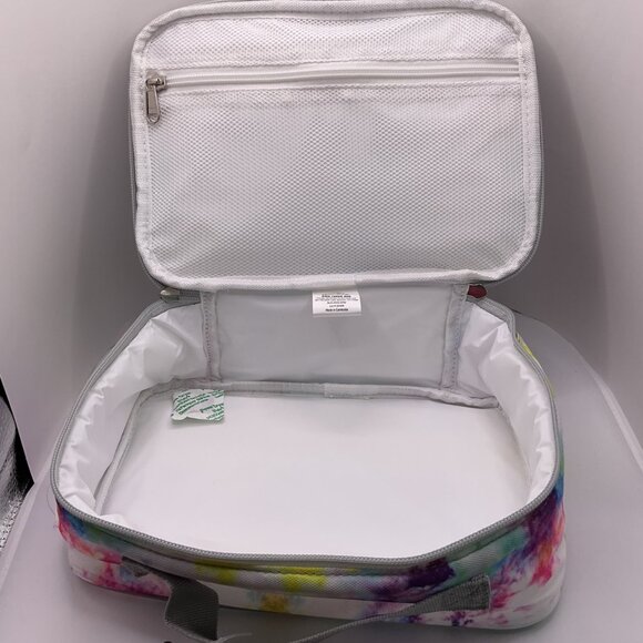 Buc-ees Kids Insulated Tie-Dye Lunch Bag With Handle & Zipper Closure Lightweigh - Picture 3 of 4